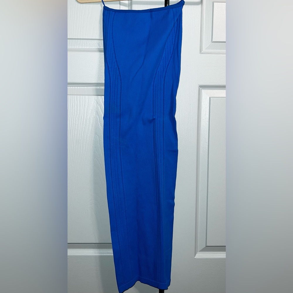 Vibrant Blue Tube Top Dress